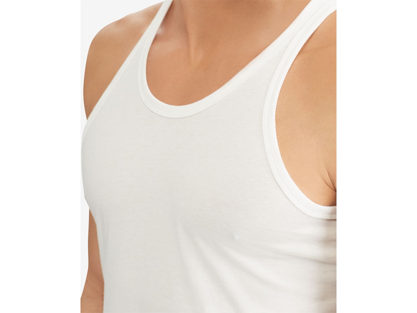 Мужские топы Polo Ralph Lauren 3-Pack Slim Fit Classic Undershirts, цвет: Чёрный — фото 9