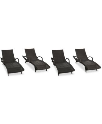 Ventura Outdoor Chaise Lounge (Set Of 4)