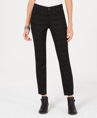 Style & Co - Printed Tummy-Control Skinny Jeans