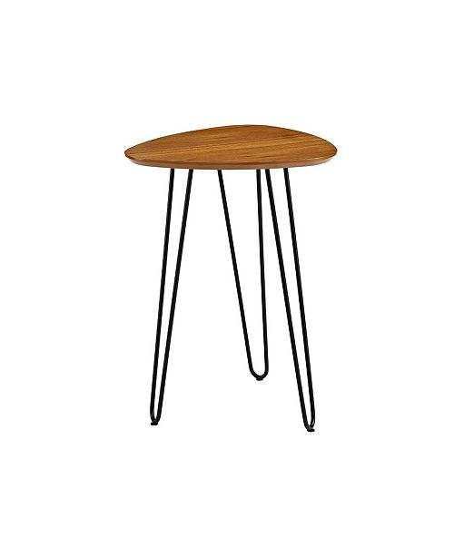 Walker Edison 18 Contemporary Hairpin Leg Guitar Pick Side Table