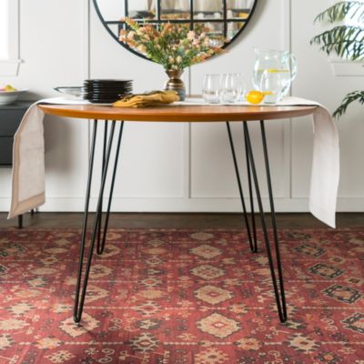 round dining table hairpin legs