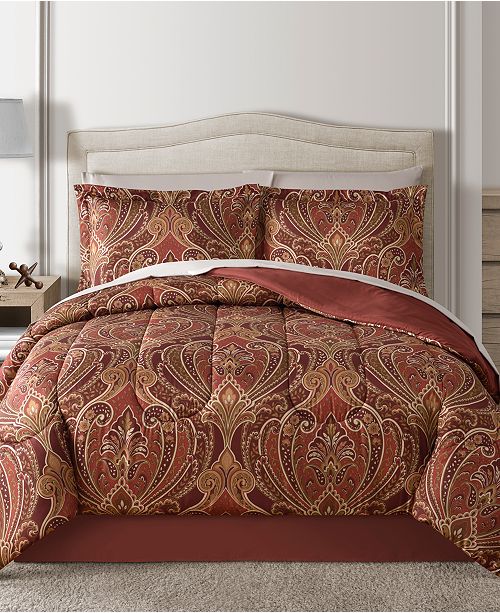 Fairfield Square Collection Claren Reversible 8 Pc Comforter Sets
