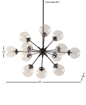 Paige Metal & Glass Chandelier