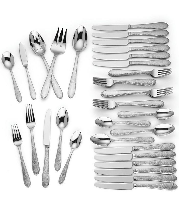 75-Pcs Gold Flatware Serving Set 18/10 Stainless Silverware Service for 12 
