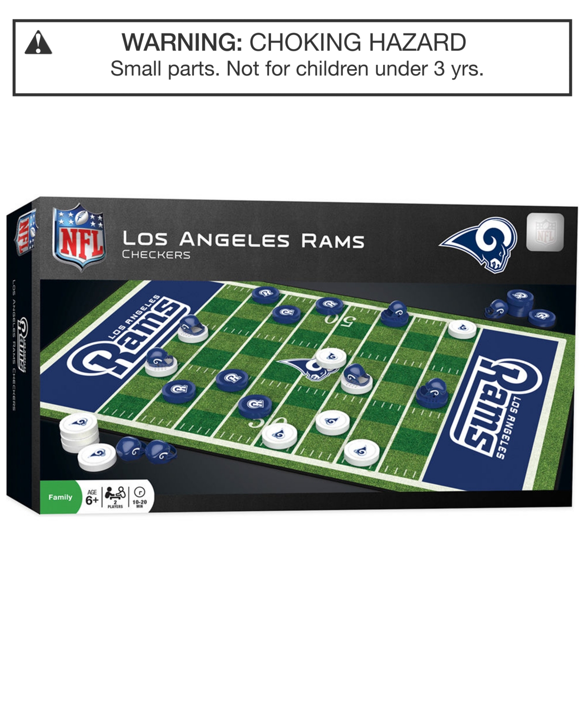 Masterpieces Puzzles Kids' Masterpieces Los Angeles Rams Checkers In Assorted