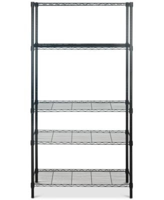 Alpha 5-Tier Chrome Wire Shelving