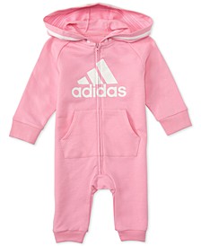 Baby Girls Hooded Coverall