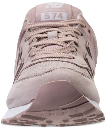 Women's 574 rose top gold casual sneakers
