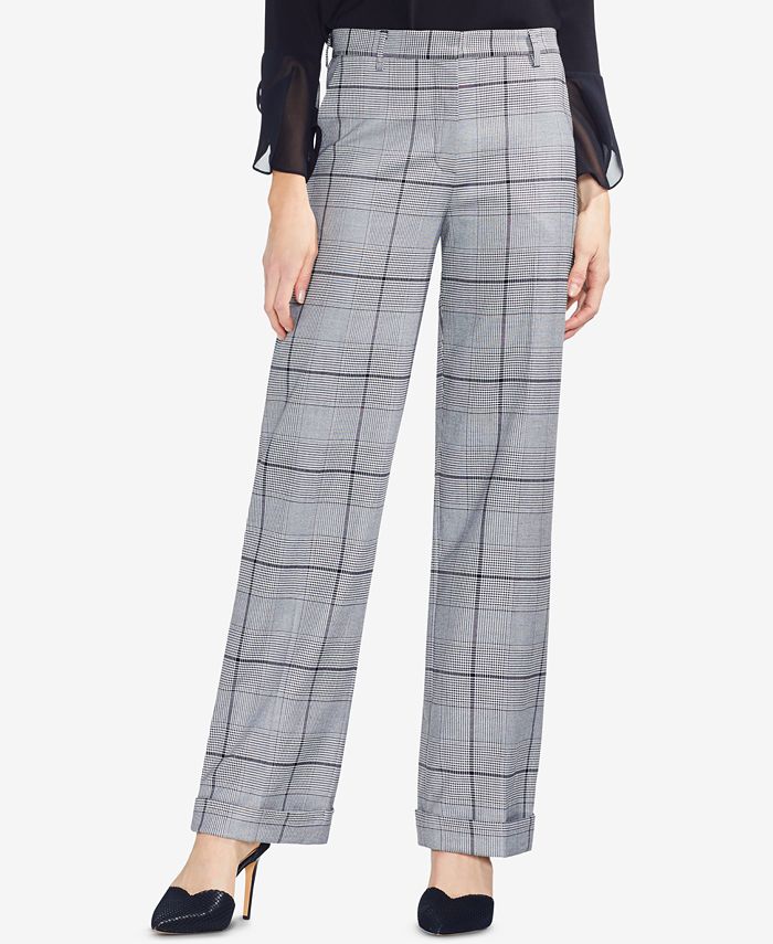 Vince plaid outlet pants