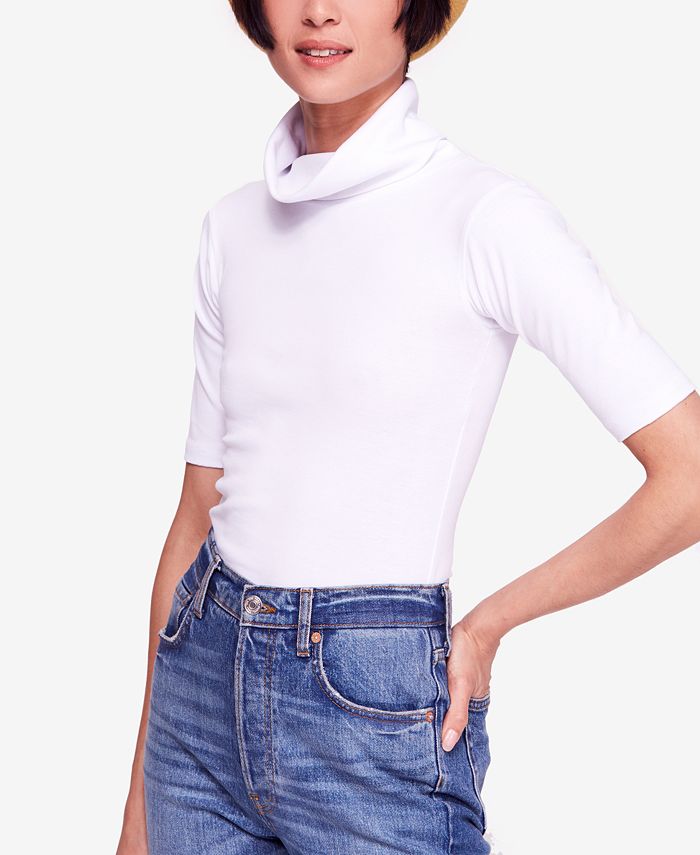 Free People Turtleneck Sunshine Tee Macy s