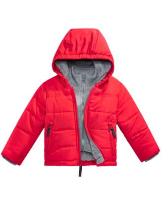 S Rothschild & CO S. Rothschild Baby Boys Hooded Layered-Look Puffer ...
