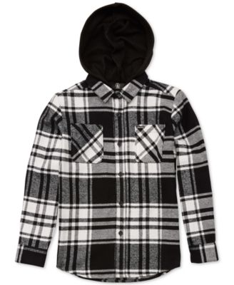 boys hooded shirt