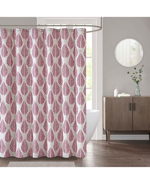 Decor Studio Closeout Leaf 72 X 72 Shower Curtain Reviews Shower Curtains Bed Bath Macy S