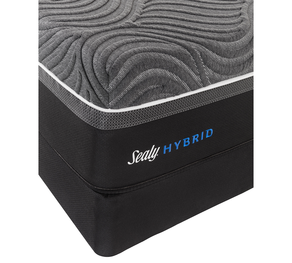 Sealy Silver Chill 14" Hybrid Plush Mattress Set- Queen Split