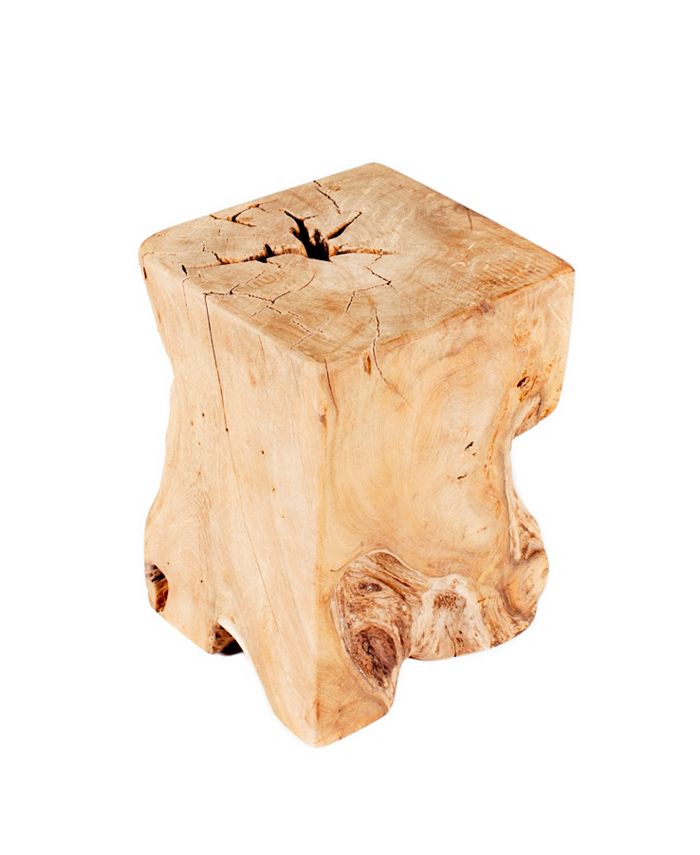 Moe's Home Collection Natural Teak Wood End Table Macy's