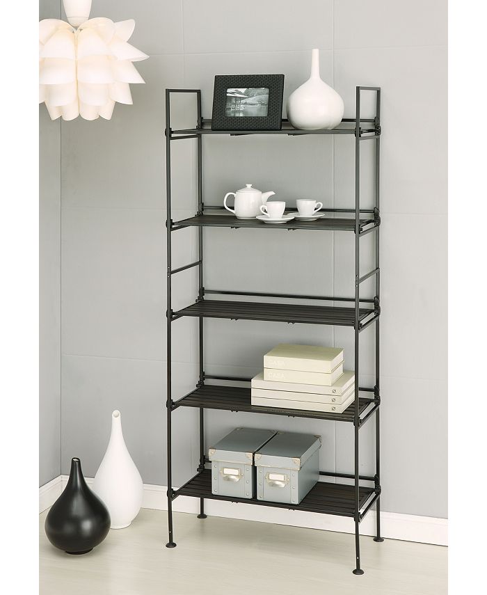 Organize it All 5 Tier Shelving Unit & Reviews Cleaning
