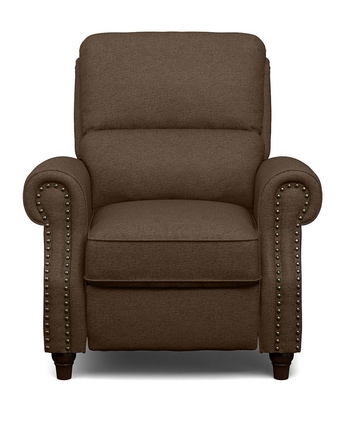 Handy Living ProLounger® Push Back Recliner Chair in Brown Linen Macy's