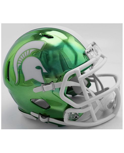 Riddell Michigan State Spartans Speed Chrome Alt Mini Helmet