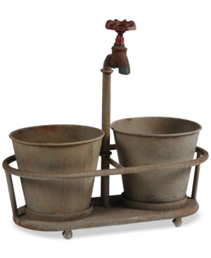 UPC 807472422275 product image for 3R Studio Metal Planters with Faucet | upcitemdb.com