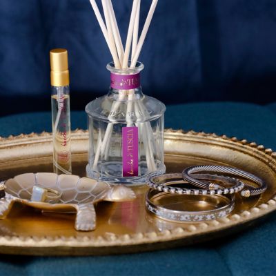 Florentine Wooden Small Oval Tray