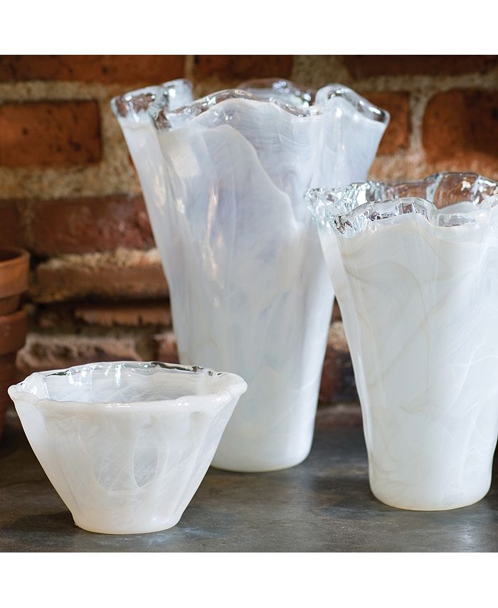 VIETRI Onda Large Glass Vase Macy's