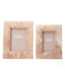 Pink Quartz Frames, Set of 2