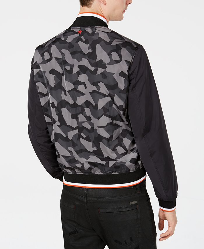 AX Armani Exchange Men's Camo Bomber Jacket Macy's