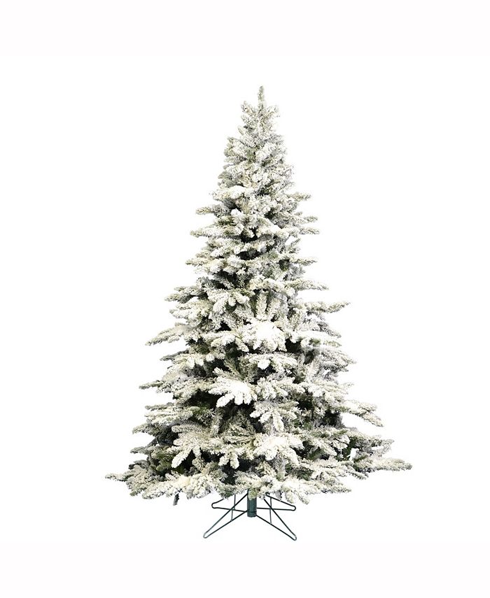 Vickerman 6.5' Flocked Utica Fir Artificial Christmas Tree Unlit Macy's