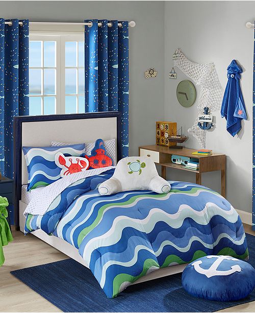 Jla Home Ocean Adventures Twin 2 Pc Comforter Mini Set