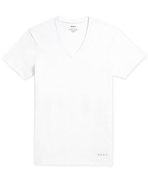 DKNY Men's 4Pk. Cotton VNeck TShirts & Reviews Underwear & Socks Men Macy's