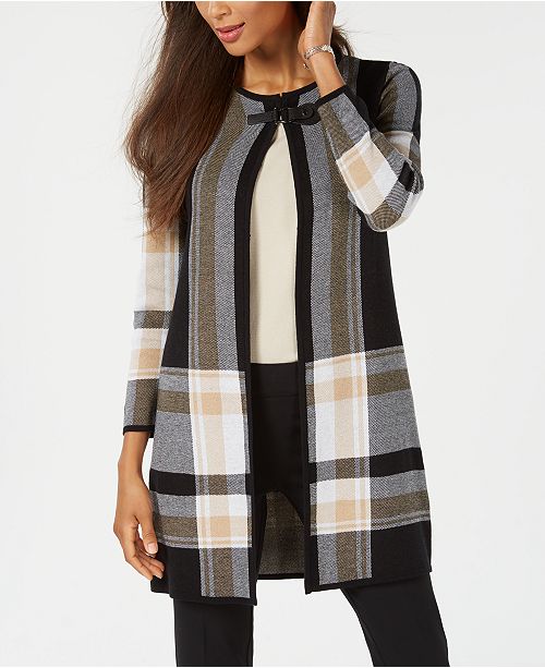 kasper plaid jacket