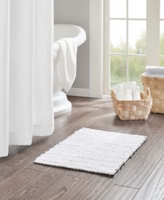 Lasso Yarn-Dyed Cotton Chenille Bath Rug, 17" x 24"