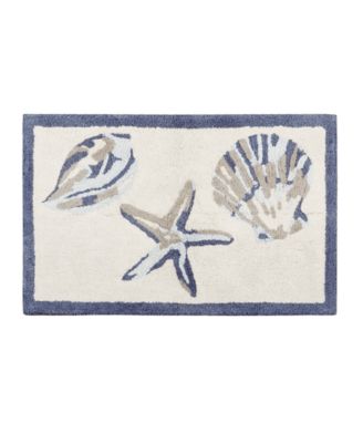 Bayside Tufted Cotton Bath Rug, 21" x 34"