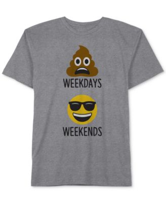 Jem - Big Boys Weekdays Emoji Graphic T-Shirt
