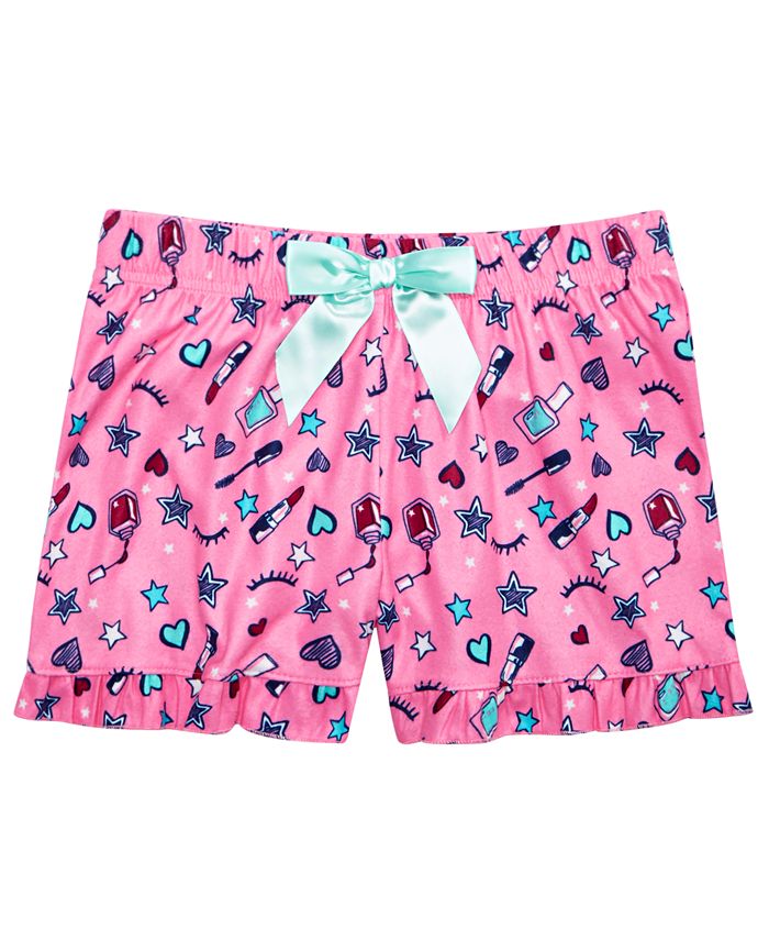 Max & Olivia Big Girls Printed Pajama Shorts, Created for Macy's - Macy's