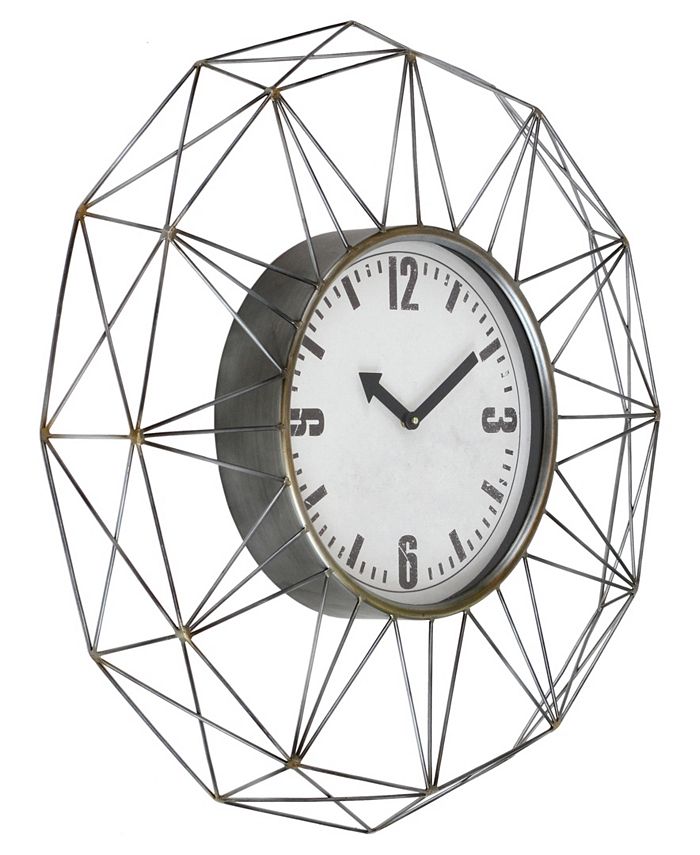 Aspire Home Accents Kaylin Metal Wall Clock Macy's