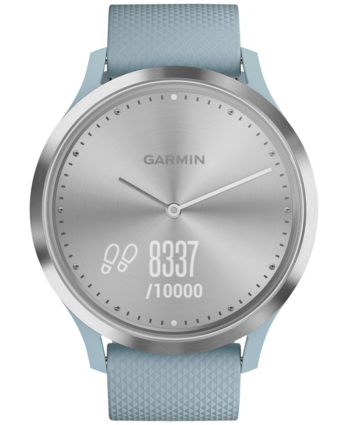 garmin vivomove hr sport white silicone strap smartwatch