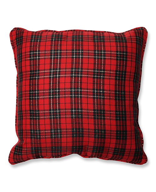 Pillow Perfect Holiday Plaid 16.5" Throw Pillow & Reviews Home Macy's