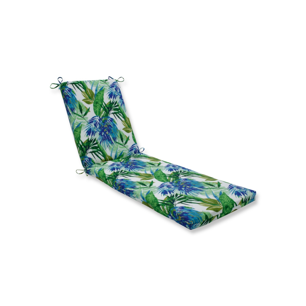 Printed Outdoor Chaise Lounge Cushion - Red Stripe