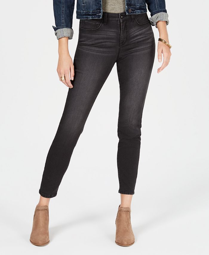 Style & Co Petite Curvy Tummy-Control Skinny Jeans, Created for Macy's ...