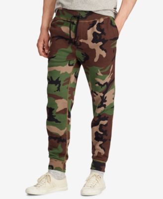 camo fleece joggers