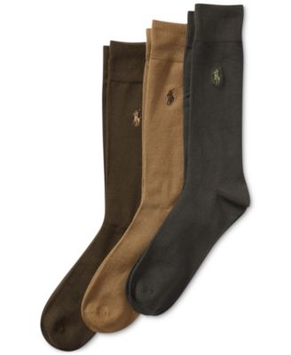 Polo Ralph Lauren - Men's 3-Pk. Super-Soft Dress Socks