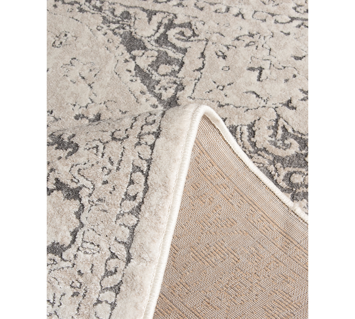 Mink Home Largo Heriz 5'3" X 7'7" Area Rug In Gray