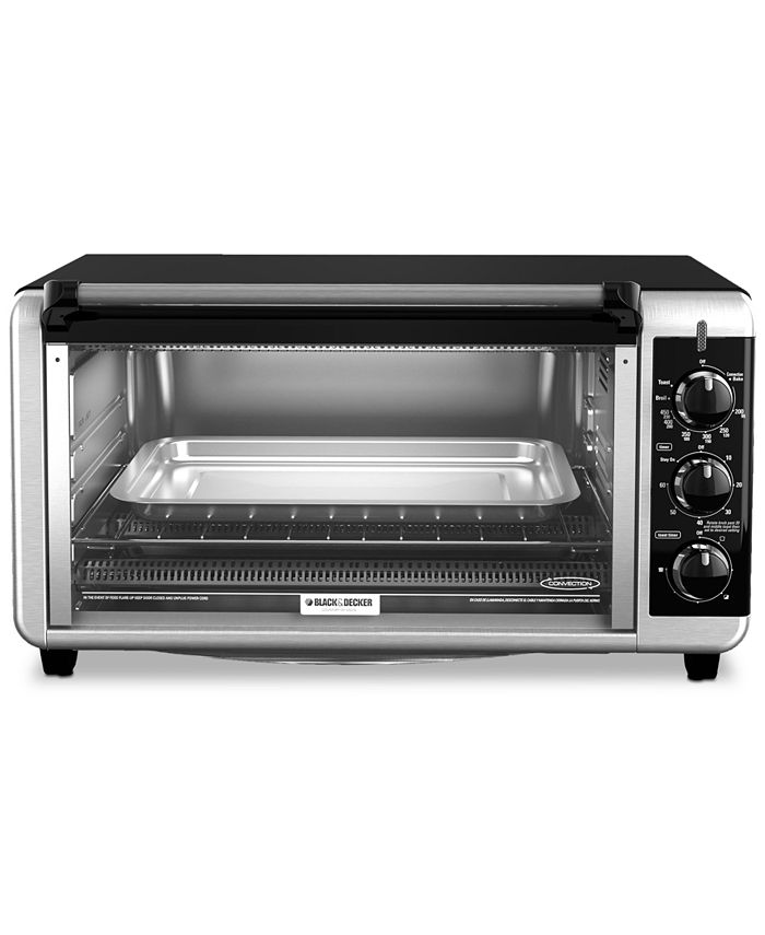 Black & Decker TO3250XSB 8Slice ExtraWide Convection Toaster Oven