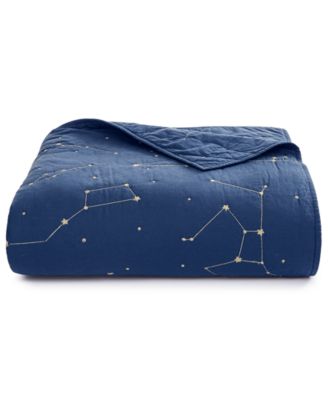 Martha Stewart Collection CLOSEOUT! Whim By Martha Stewart Constellation King Quilt Set, Created for Macy's 