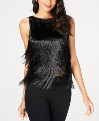 Rachel Zoe - Iggy Fringe-Trim Top