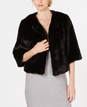 image of Calvin Klein Faux-Fur Shrug