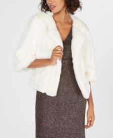 Faux-Fur Shrug