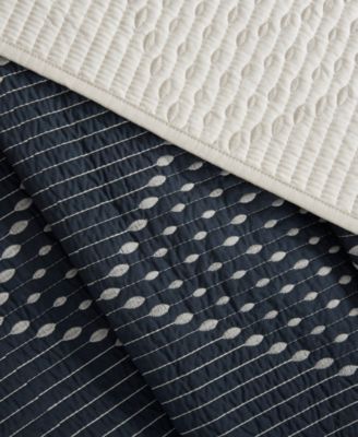 Pomona Boho Chevron 3-Pc. Quilt Set, King/California King