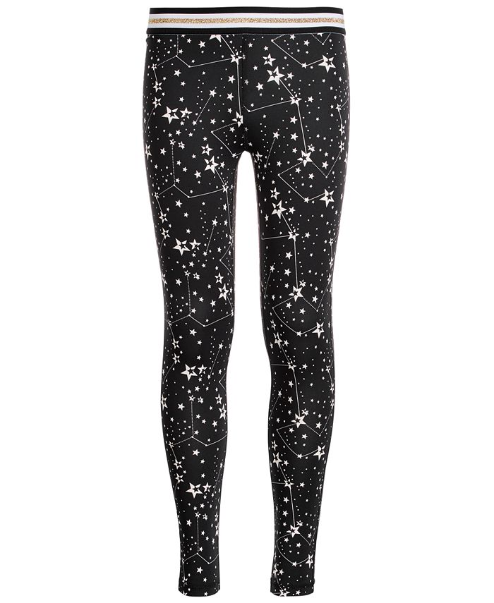 Ideology Big Girls Plus-Size Space-Print Leggings, Created for Macy's ...